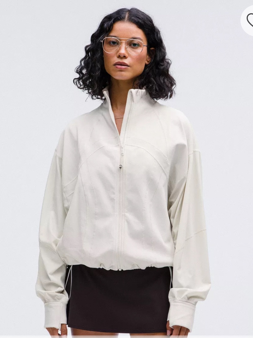 Lululemon Define Relaxed Fit Jacket - White - Size 4